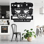 Custom 5th Wheel Camper Metal Wall Art,Personalized Camper Name Sign Decoration For Room, Camping Metal Home Decor, Custom 5th Wheel Camper