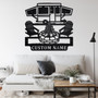 Custom Camping Car Metal Wall Art, Personalized Camper Name Sign Decoration For Room, Camping Car Metal Home Decor, Custom Camping Car