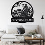 Custom Horse Cowboy Metal Wall Art, Personalized Cowboy Name Sign Decoration For Room, Horse Cowboy Metal Home Decor, Custom Horse Cowboy