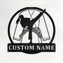 Custom Karate Girl Metal Wall Art,Personalized Karate Name Sign Decoration For Room, Karate Metal Home Decor, Custom Karate , Karate Girl