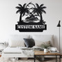 Custom Summer Vibes Surfer Metal Wall Art, Personalized Surfer Name Sign Decoration For Room, Surfer Home Decor, Custom Surfe, Surfer Gift