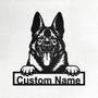 Custom West Gothic Dog Metal Wall Art, Personalized West Gothic Name Sign Decoration For Room, West Gothic Home Decor, Custom Dog
