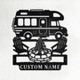 Personalized Motorhome Camper Metal Sign | Motorhome Metal Wall Art | Motorhome Metal wall Decor | Motorhome Custom Family Name | Camping