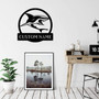 Personalized Tiger Shark Monogram Metal Sign Art, Custom Shark Monogram Metal Sign, Birthday Gift, Animal Funny, Father&#39;s Day Gift