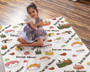 Cat Sushi Blanket, Custom Name Blanket, Personalized Blanket, Gift for Birthday, Blanket for New Baby, Girlfriend, Food Lover, Cat Lover