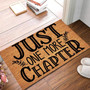 Coir Doormat Positive Quotes Lettering Words Funny Entryway Rug With Heavy Duty Just One More Chapter Coir Doormat For Entry Front Porch Decor Brown Housewarming Gift