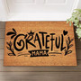 Outdoor Mats For Home Entrance Quote Inspirational Motivational Funny Coir Doormat With Heavy Duty Backing Grateful Mama Coir Mat Indoor Outdoor - Front Door Entryway Mats Housewarming Gift