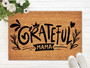 Outdoor Mats For Home Entrance Quote Inspirational Motivational Funny Coir Doormat With Heavy Duty Backing Grateful Mama Coir Mat Indoor Outdoor - Front Door Entryway Mats Housewarming Gift