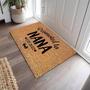 Promoted To Nana Custom Personalized Coir Doormats Mats, Gifts For Family Inspirational Saying Funny Door Mats For Entry Ways Garage Floors 