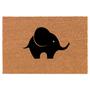 Baby Elephant Coir Doormat Door Mat Housewarming Gift Newlywed Gift Wedding Gift New Home