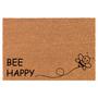Be Happy Bee Coir Doormat Door Mat Entry Mat Housewarming Gift Newlywed Gift Wedding Gift New Home