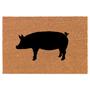 Pig Coir Doormat Door Mat Housewarming Gift Newlywed Gift Wedding Gift New Home