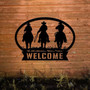 Custom Metal Farm Sign Cowboy Sign Metal Farm Sign Metal Wall Art Farmhouse Decor Family Name Sign Housewarming Metal Sign For Farmer