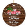My First Christmas As In College Ornament 2022 New In College Decoration Christmas Tree Ornament