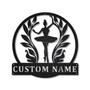 Personalized Ballet Dance Monogram Metal Sign | Custom Ballet Dance Metal Sign | Ballet Dance Gifts