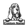 Personalized Bloodhound Dog Metal Sign Art | Custom Bloodhound Dog Metal Sign | Bloodhound Dog Dog Gifts Funny | Dog Gift | Animal Custom