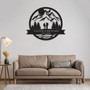 Personalized Camper Camping Couple Metal Sign, Custom Couple Wall Art For Home Decor, Love Anniversary Gift, Wedding Gift