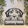 Personalized Catahoula Leopard Dog Metal Sign Art | Custom Catahoula Leopard Dog Metal Sign | Dog Gift | Birthday Gift | Animal Funny