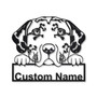 Personalized Catahoula Leopard Dog Metal Sign Art | Custom Catahoula Leopard Dog Metal Sign | Dog Gift | Birthday Gift | Animal Funny