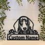 Personalized Dachshund Dog Metal Sign Art | Custom Dachshund Dog Metal Sign | Animal Funny | Father's Day Gift | Pet Gift