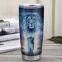 Personalized To My Daughter Lion From Dad Father Stainless Steel Tumbler Cup Every Day Laugh Love Live Daughter Birthday Graduation Christmas Travel Mug