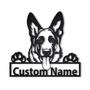 Personalized German Shepherd Dog Metal Sign Art | Custom German Shepherd Dog Metal Sign | Animal Funny | Father's Day Gift | Pet Gift