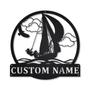 Personalized Sailing Sport Monogram Metal Sign | Custom Sailing Metal Sign | Birthday Gift | Sailing Gift