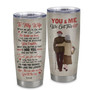 Personalized To My Wife From Husband Stainless Steel Tumbler Cup You And Me We Got This Grandparents Wife Birthday Anniversary Valentines Day Christmas Travel Mug