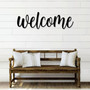 Welcome Metal Word Art Kembara Script Word Art Indoor Outdoor Welcome Metal Sign Metal Wall Art Farmhouse Decor Welcome Word Art