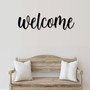 Welcome Metal Word Art Kembara Script Word Art Indoor Outdoor Welcome Metal Sign Metal Wall Art Farmhouse Decor Welcome Word Art