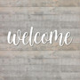 Welcome Metal Word Art Kembara Script Word Art Indoor Outdoor Welcome Metal Sign Metal Wall Art Farmhouse Decor Welcome Word Art