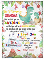 First Christmas Baby Gift, Personalized Hi Mommy Grandma Told Me That You Are Awesome New Baby Mom Christmas Blanket First Christmas Baby Gift, Personalized Hi Mommy Grandma Told Me That You Are Awesome New Baby Mom Christmas Blanket