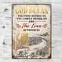 Metal Sign- Farm Corn God Bless The Food Before Us Sketch Road Rectangle Metal Sign