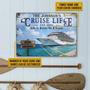 Metal Sign- Giant Cruise Life Is Better Road Signs Rectangle Metal Sign Custom Name And Number
