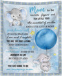 Mom To Be Gift Blanket - Pregnancy Gifts, Postpartum Gifts for First Time Moms - New Mom Gifts for Women Throw Blanket