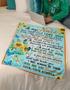 To My Niece - Sunflower Never Forget That I Love You Blanket Gift For Niece From Auntie Birthday Gift Home Decor
