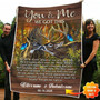 Personalized You And Me We Got This Deer Fleece Blanket