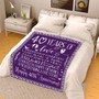 40th Anniversary Wedding Gifts Blanket - 40 Years of Marriage Gifts Idea, Wedding, Birthday, Romantic Gift for Couple Her/Him Throw Blankets
