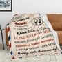 50th Anniversary Wedding Blanket, Golden Wedding Anniversary Gifts for Dad Mom, 50th Anniversary Wedding for Husband Wife Gifts, 50 Years of Marriage Blanket