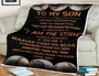 Baseball Blanket To My Son You Can't Withstand The Storm Whisper Back I Am The Storm, Gift For Son Family Home Decor