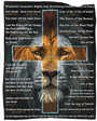 Bible Verse Blanket Christian Lion Prayer Religious Throw Blankets for Couch Sofa Bed
