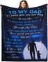Blanket for Dad, Father from Daughter - Father's Day Blanket from Daughter