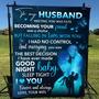 Blanket Gift To Husband From Wife Marrying You Was The Best Decision, Wife To Husband Blanket