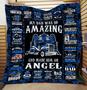 My Dad Was So Amazing To My Trucker Dad Gift For Dad Father's Day Gift Birthday Gift Home Decor Bedding Couch Sofa Soft