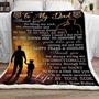To My Dad I Am So Lucky Fleece Blanket Gift For Dad Home Decor Bedding Couch Sofa Soft And Comfy Cozy