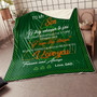 Dad To My Son Irish Fleece Blanket | St Patrick's Day Gifts | Gift For Son Gift For Christmas, Home Decor