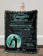 To My Daughter From Dad Fleece Blanket Halloween gift Halloween Christmas Party Dad Mom Christmas gift Daughter blanket Dad Gift