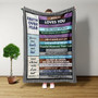 Faith Over Fear Blanket, Jesus Blanket, Gift Ideas For Christian, Jesus's Lover Gift.