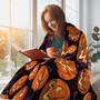 Halloween Pumpkin Blanket, Soft Cozy Flannel Throw Blankets for Couch Sofa Bed Room Home Decor All Season