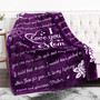 I Love You Mom Blanket -Mom Blanket Printed Throw Blanket